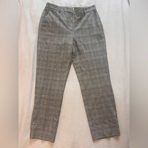 Aritzia Babaton Women's Grey Plaid Pants